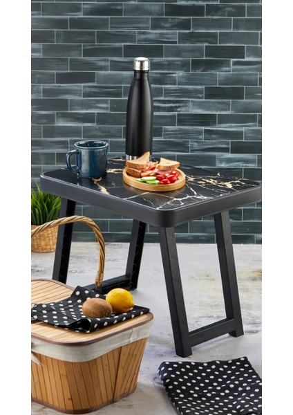 2 ADET Katlanır Sehpa Kamp ve Piknik Masası 40X50 H38 Sert Plastik T4 fiyatları