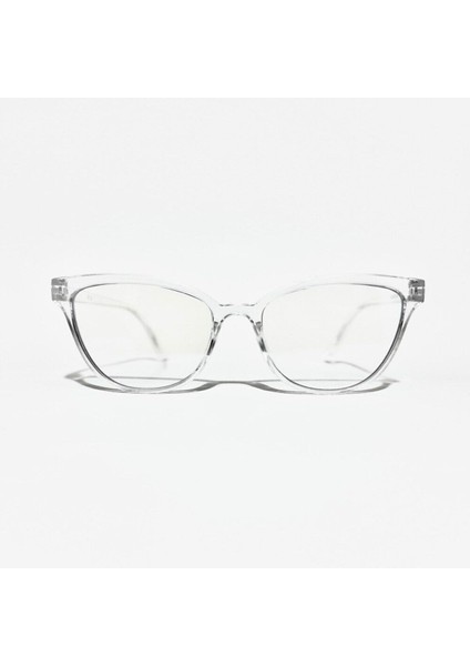 Lily White Mavi Işık Korumalı Gözlük Unisex Cateye Optik Uyumlu Camları Değişebilir