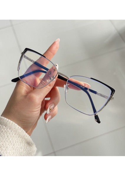 Cat Eye Mety Mavi Işık Korumalı Blue Block Ekran Gözlüğü Optik Uyumlu Camları Değişebilir
