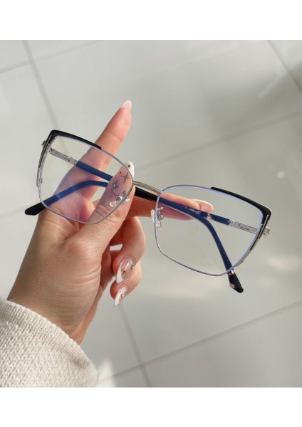 Cat Eye Mety Mavi Işık Korumalı Blue Block Ekran Gözlüğü Optik Uyumlu Camları Değişebilir fiyatları