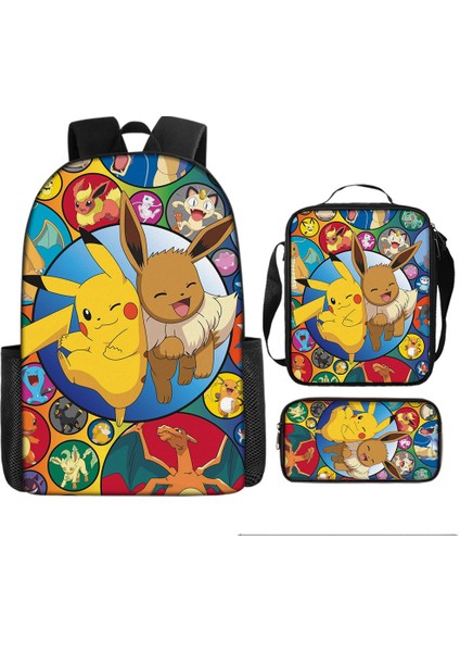 Üçlü Okul Çantası Seti (Yurt Dışından)