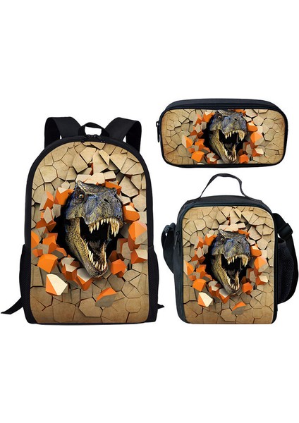 Okul Çantası Öğle Yemeği Çantası Kalem Çantası (Yurt Dışından)
