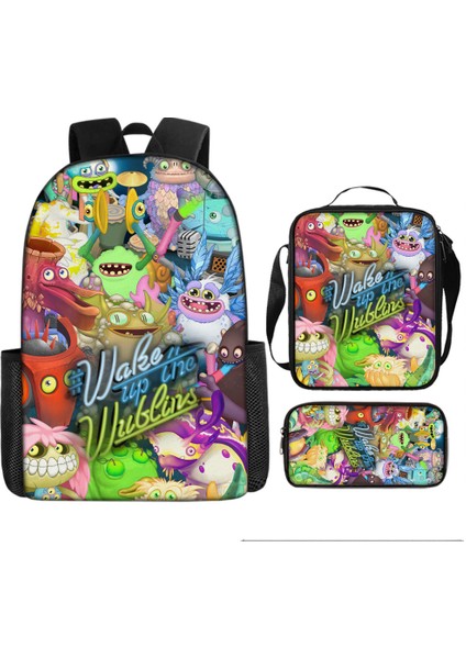 Üçlü Okul Çantası Seti (Yurt Dışından)