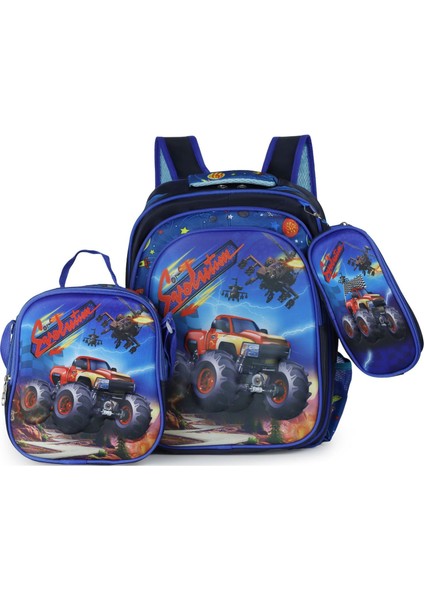 Üçlü Okul Çantası Seti (Yurt Dışından)