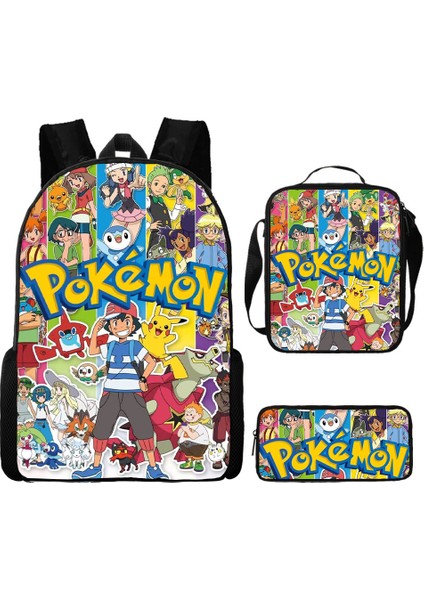 Üçlü Okul Çantası Seti (Yurt Dışından)