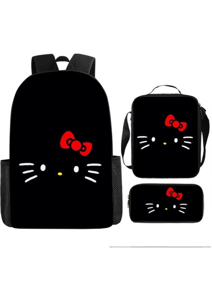 Hello Kitty Okul Çantası 3'lü Set (Yurt Dışından)