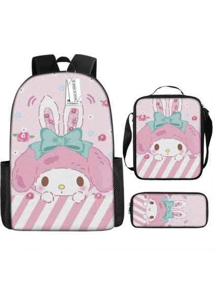 Hello Kitty Okul Çantası 3'lü Set (Yurt Dışından)