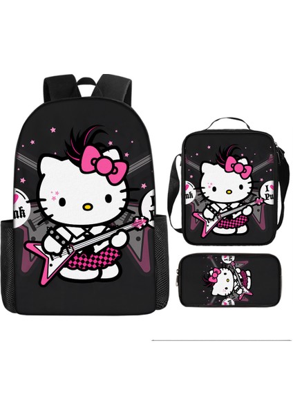 Hello Kitty Okul Çantası 3'lü Set (Yurt Dışından)