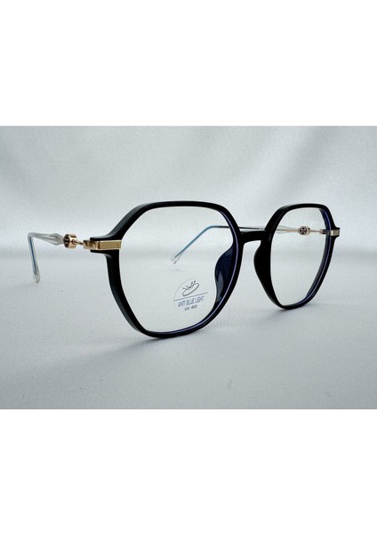 Almila Mavi Işık Korumalı Siyah Ekran Gözlüğü Camları Değişebilir Unisex Kadın Erkek indirimleri