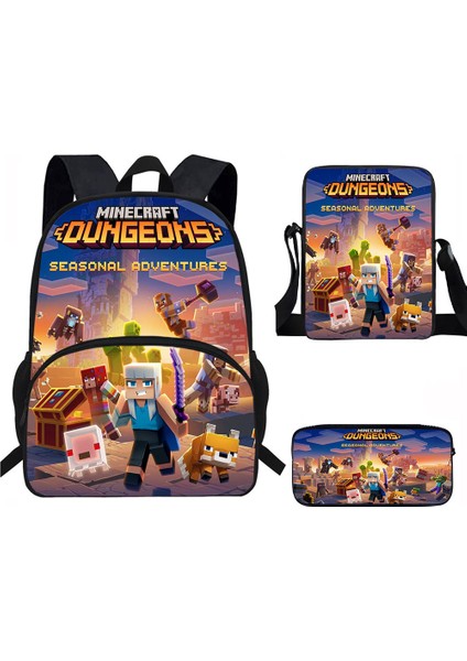 Üçlü Okul Çantası Seti (Yurt Dışından)