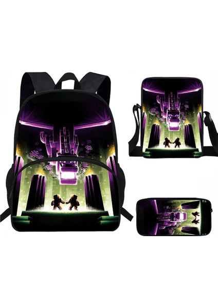 Üçlü Okul Çantası Seti (Yurt Dışından)