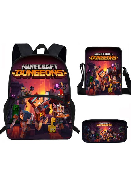 Üçlü Okul Çantası Seti (Yurt Dışından)