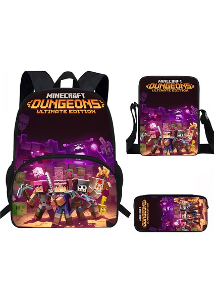 Üçlü Okul Çantası Seti (Yurt Dışından)