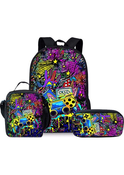 Üçlü Okul Çantası Seti (Yurt Dışından)