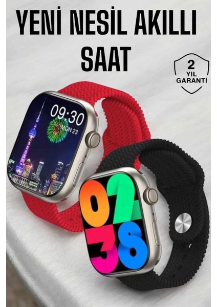 Akıllı Saat Tema Değiştirme Uyku ve Sağlık Takibi Bluetooth Bağlantılı