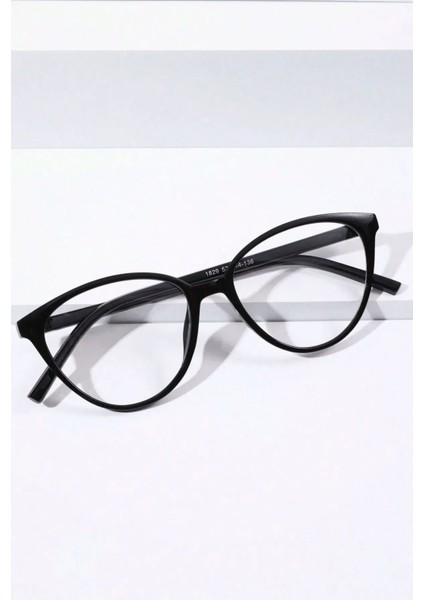 Siyah Cateye Mavi Işık Filtreli Ekran Gözlüğü Optik Uyumlu Camları Değişebilir fiyatları