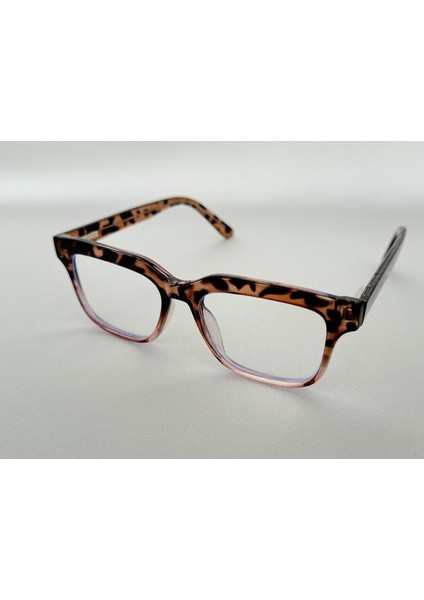 Cetus Mavi Işık Korumalı Leopar Bilgisayar Ekran Gözlüğü Camları Değişebilir Unisex