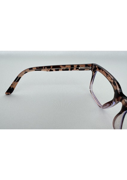 Cetus Mavi Işık Korumalı Leopar Bilgisayar Ekran Gözlüğü Camları Değişebilir Unisex