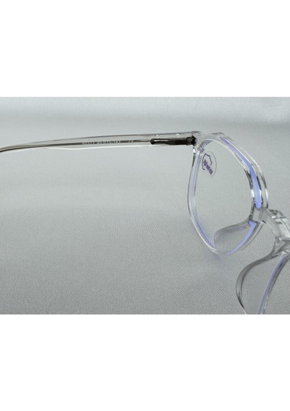 Tigin Mavi Işık Korumalı Şeffaf Bilgisayar Ekran Gözlüğü Camları Değişebilir Unisex Kadın Erkek