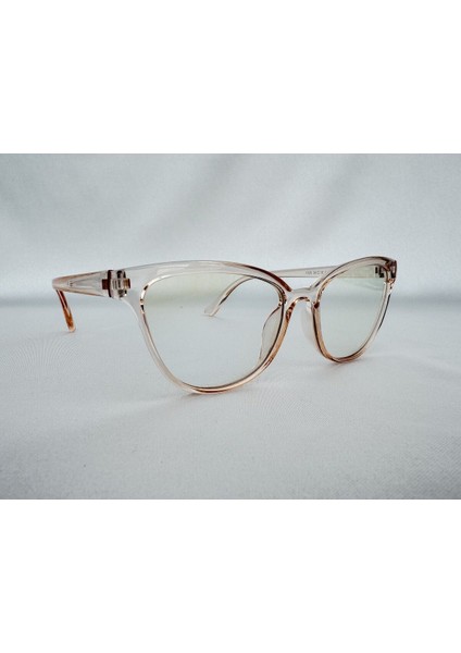 Talya Mavi Işık Korumalı Bej Ekran Gözlüğü Optik Uyumlu Camları Değişebilir Unisex Kadın Erkek modelleri