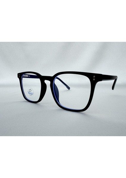 Arin Mavi Işık Korumalı Mat Siyah Ekran Gözlüğü Camları Değişebilir Unisex modelleri