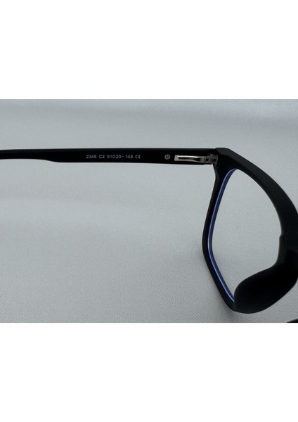 Arin Mavi Işık Korumalı Mat Siyah Ekran Gözlüğü Camları Değişebilir Unisex