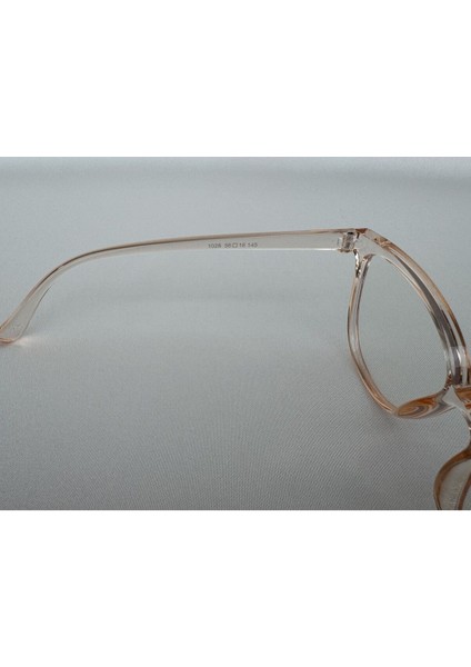 Talya Mavi Işık Korumalı Bej Ekran Gözlüğü Optik Uyumlu Camları Değişebilir Unisex Kadın Erkek