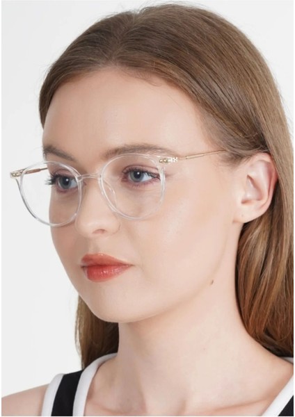 Mavi Işık Korumalı Unisex Şeffaf Gözlük Blue Block Optik Uyumlu Camları Değişebilir modelleri