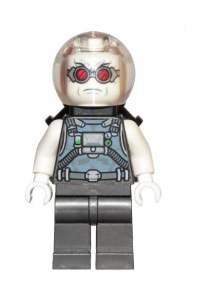 Minifigür Mr. Freeze Pearl Dark Gray SH0621