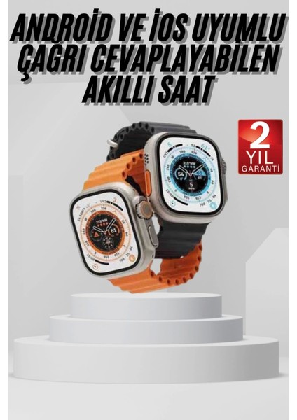 Akıllı Saat Amoled Ekran Bluetooth Bağlantılı Özel Tasarım Unısex