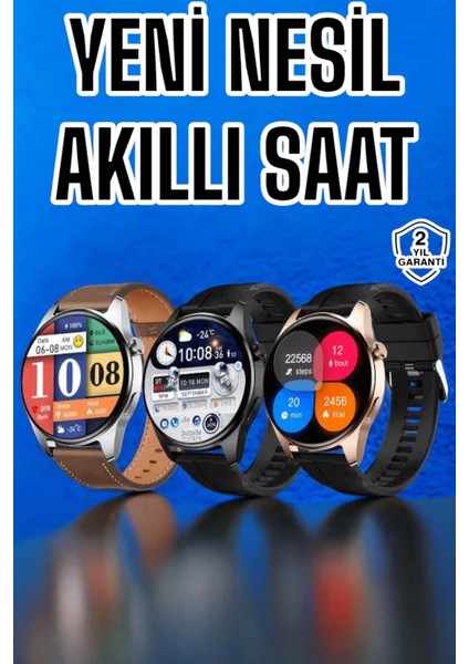 Akıllı Saat Çok Fonksiyonlu Yeni Nesil Bluetooth Bağlantılı Sesli Görüşme