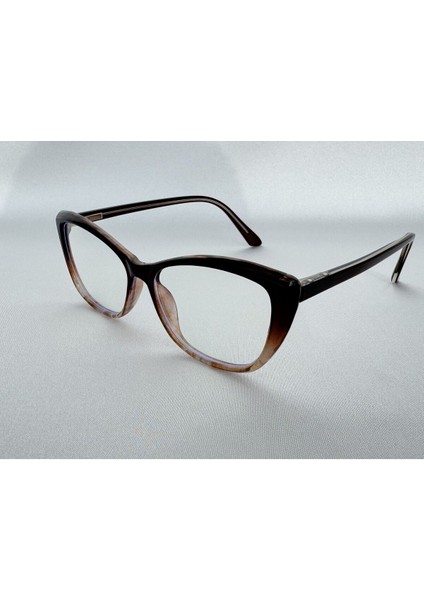 Zena Mavi Işık Korumalı Kahve Bilgisayar Ekran Gözlüğü Camları Değişebilir Kadın fırsatları