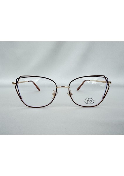 Horizon Cateye Mavi Işık Korumalı Gri Ekran Gözlüğü Optik Uyumlu Camları Değişebilir Unisex