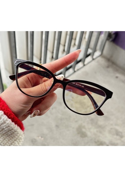 Talya Cateye Kahverengi Mavi Işık Filtreli Ekran Gözlüğü Optik Uyumlu Camları Değişebilir fiyatları