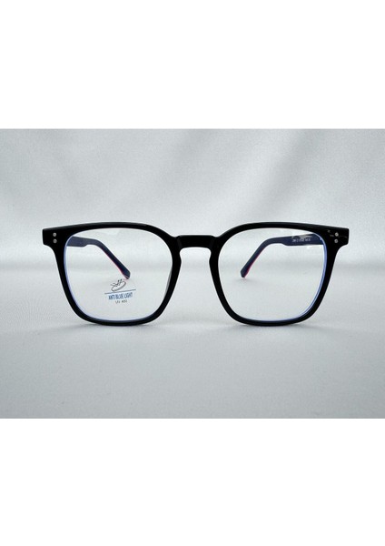 Arin Mavi Işık Korumalı Siyah Ekran Gözlüğü Camları Değişebilir Unisex Kadın Erkek