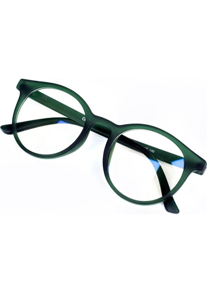 Mat Yeşil Çerçeve Unisex Mavi Işık Koruyucu Gözlük modelleri