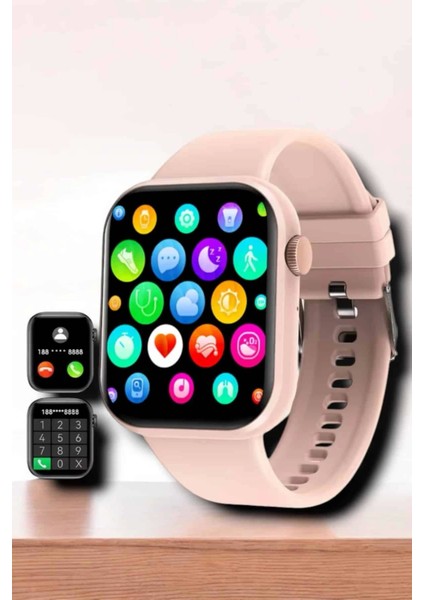 Akıllı Saat 44MM Çelik Kasa, OLED Ekran ve Gelişmiş Sağlık Takibi modelleri