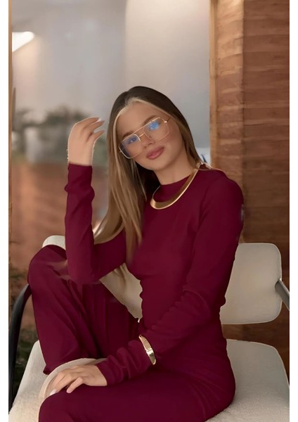 Kare Gold Şeffaf Mavi Işık Korumalı Gözlük