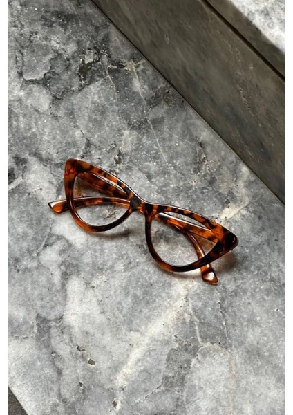 Hallowe Leopar Mavi Işık Filtreli Ekran Gözlüğü Optik Uyumlu Camları Değişebilir modelleri