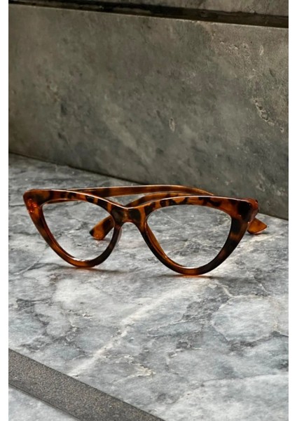 Hallowe Leopar Mavi Işık Filtreli Ekran Gözlüğü Optik Uyumlu Camları Değişebilir fırsatları