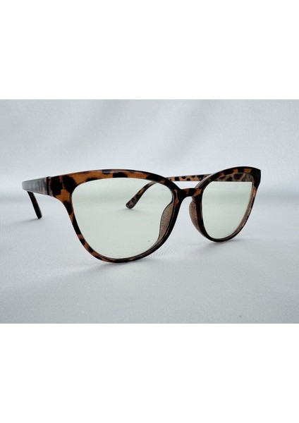 Talya Mavi Işık Korumalı Leopar Ekran Gözlüğü Optik Uyumlu Camları Değişebilir Unisex Kadın Erkek modelleri