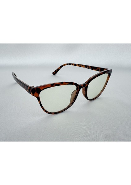 Talya Mavi Işık Korumalı Leopar Ekran Gözlüğü Optik Uyumlu Camları Değişebilir Unisex Kadın Erkek indirimleri
