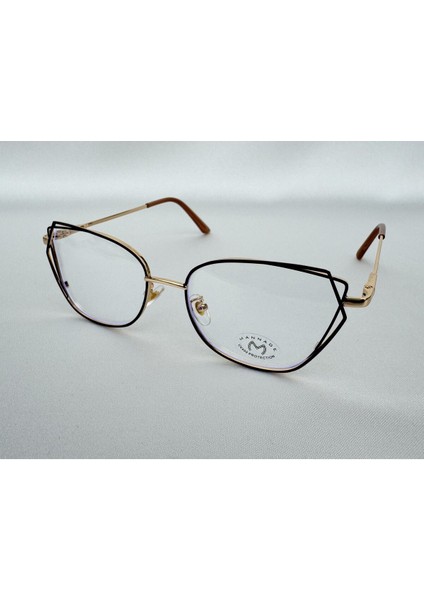 Horizon Cateye Mavi Işık Korumalı Kahve Ekran Gözlüğü Optik Uyumlu Camları Değişebilir Unisex fırsatları