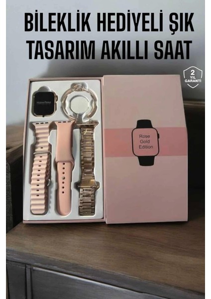 Akıllı Saat Bileklik Hediyeli Uzun Pil Ömrü Gps Takibi