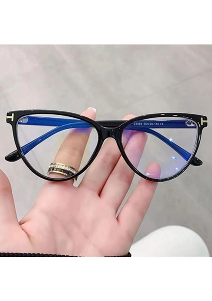 Talia Metal Detaylı Cateye Mavi Işık Filtreli Ekran Gözlüğü Optik Uyumlu Camları Değişebilir modelleri