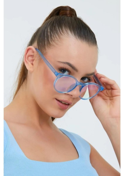 Unisex Mavi Işık Filtreli Korumalı Bilgisayar Ekran Gözlüğü Blue Block Yeni Sezon Blueblock