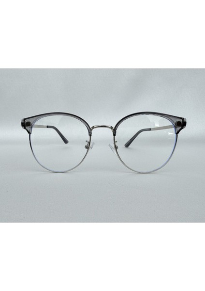 Doube Güneş Gözlüğü Mavi Işık Korumalı Gözlük Gri Unisex Kadın Erkek