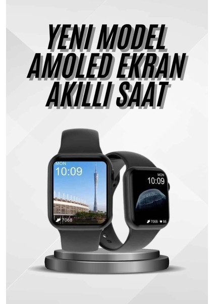 Akıllı Saat Çok Fonksiyonlu Uyku Takibi Adımsayar Nabız Ölçer Arama Cevaplayan