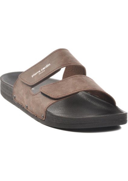 PC-7039 M Büyük Numara Kahve Erkek Terlik