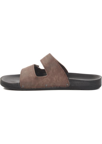 PC-7039 M Büyük Numara Kahve Erkek Terlik fiyatları